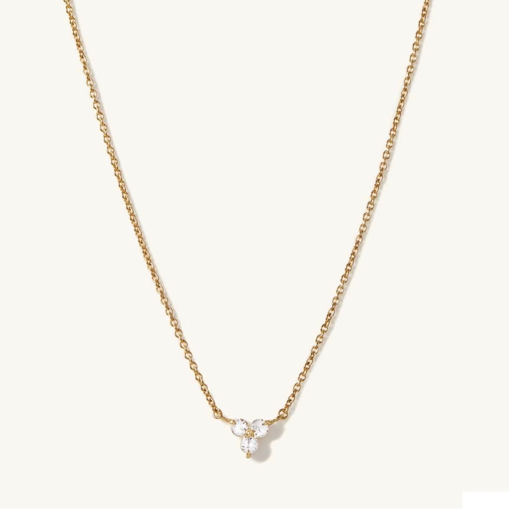 Mejuri Lotus Necklace